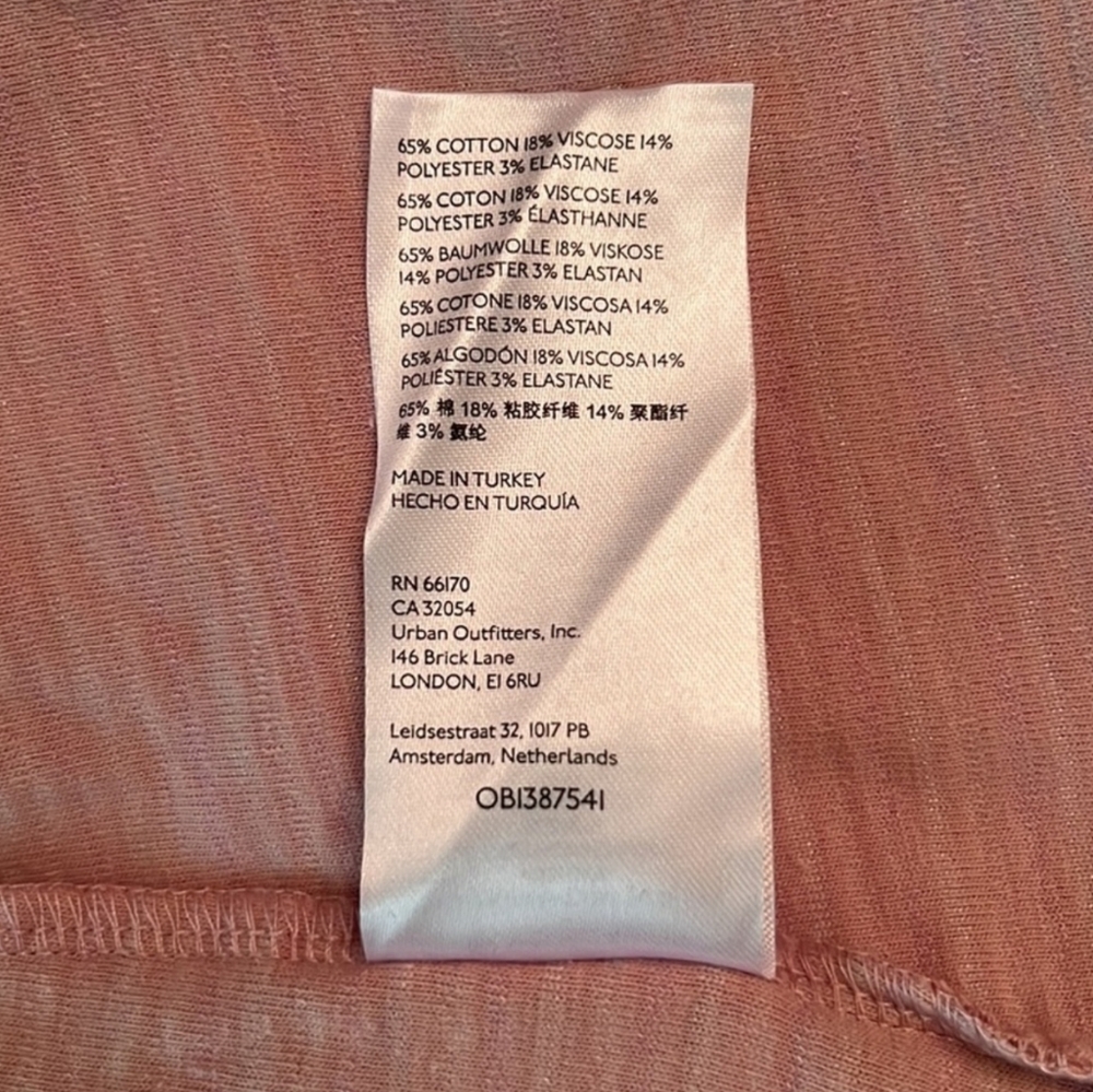 Free People MD Camden Mini Skirt Pink Ribbed Velvet NWOT #M28 - Picture 9 of 10